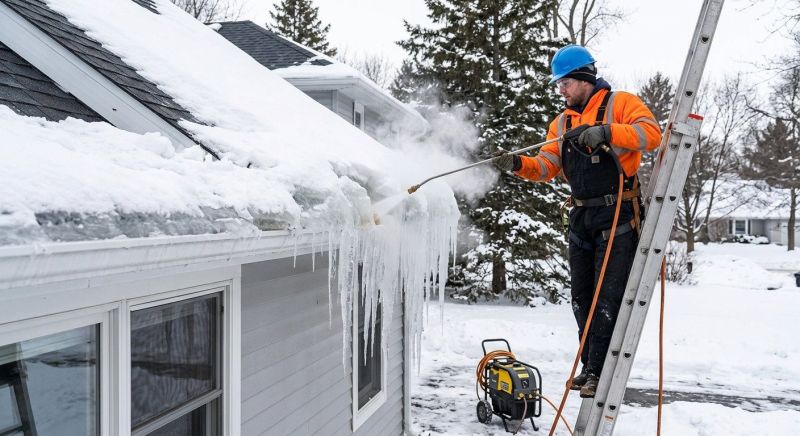 Ice Dam Removal in Bellevue, WA