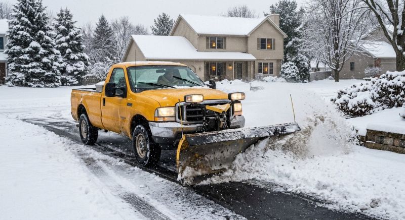 Driveway Snow Plowing in Long Island, NY