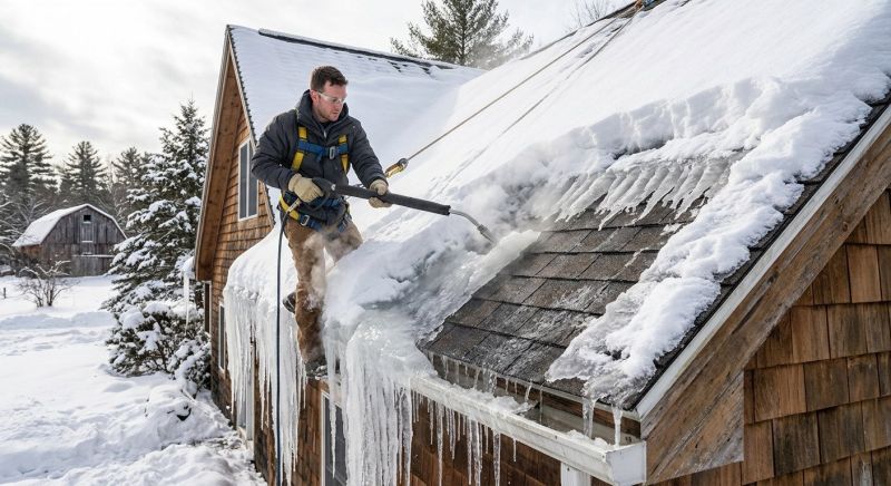 Ice Dam Removal in Bellevue, WA