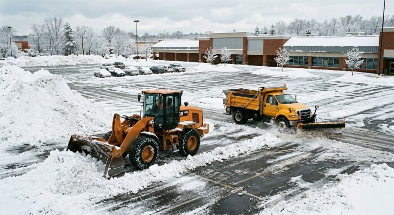 Parking Lot Snow Plowing in New York, NY