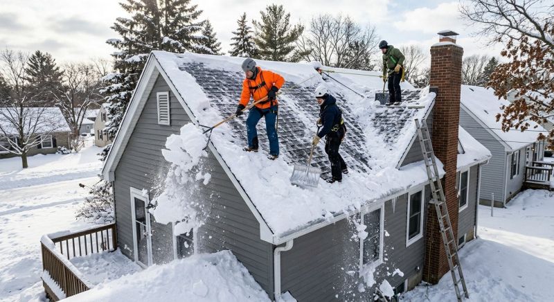 Roof Snow Removal in Brooklyn, NY